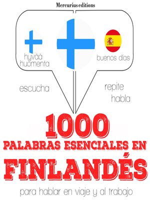 cover image of 1000 palabras esenciales en finlandés